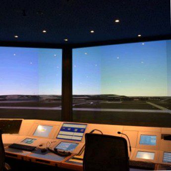 Tower simulator // 360° // German air traffic control