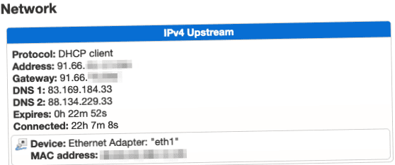 IPv4 upstream